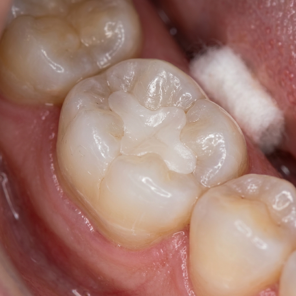 White Fillings After