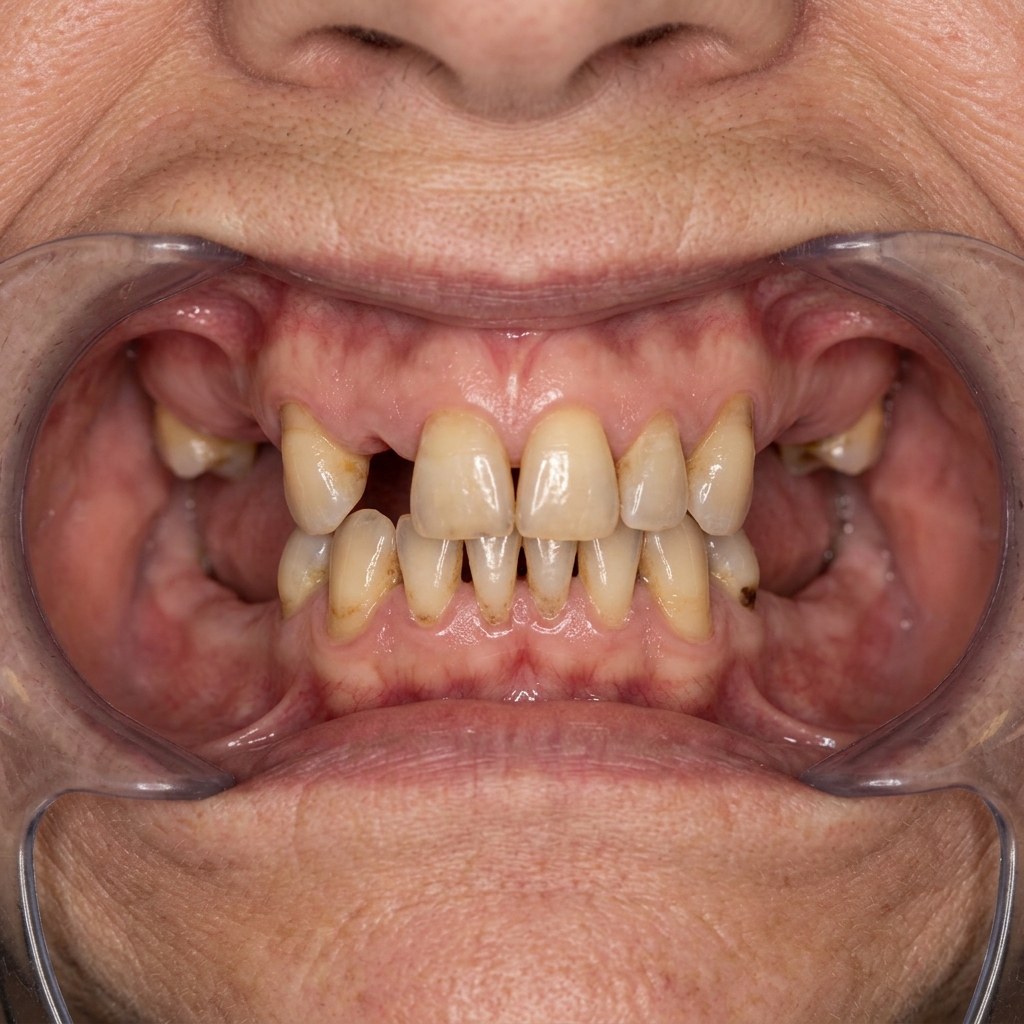 Complete Dentures Before